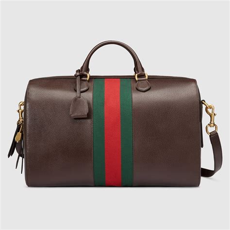 duffle bag palestra gucci|gucci leather duffle bag.